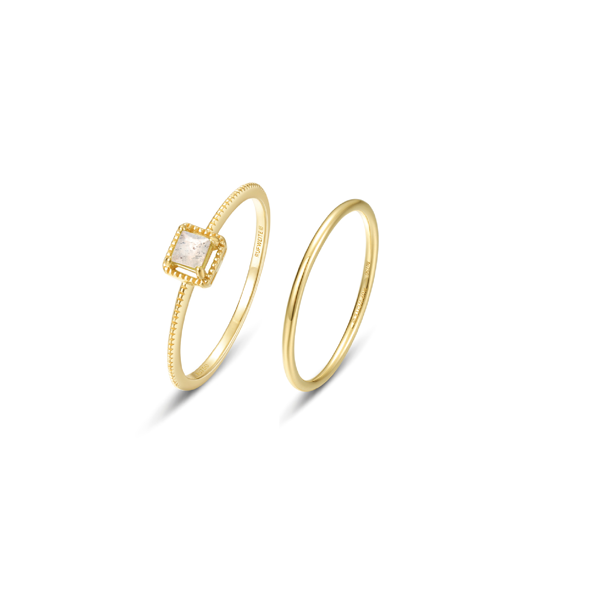 Bundle I Square Ring + Skinny Ring