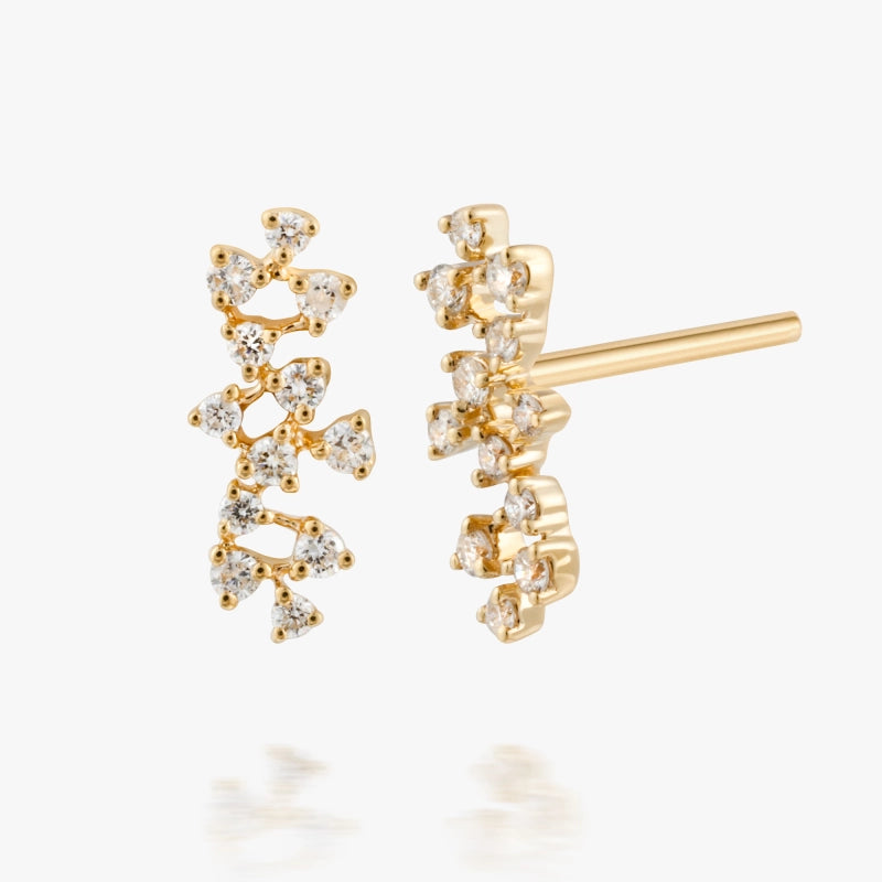 Starlit Diamond Studs