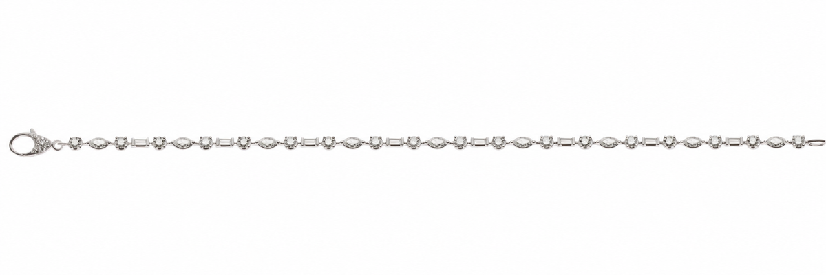 Bracelet Irregular Weissgold