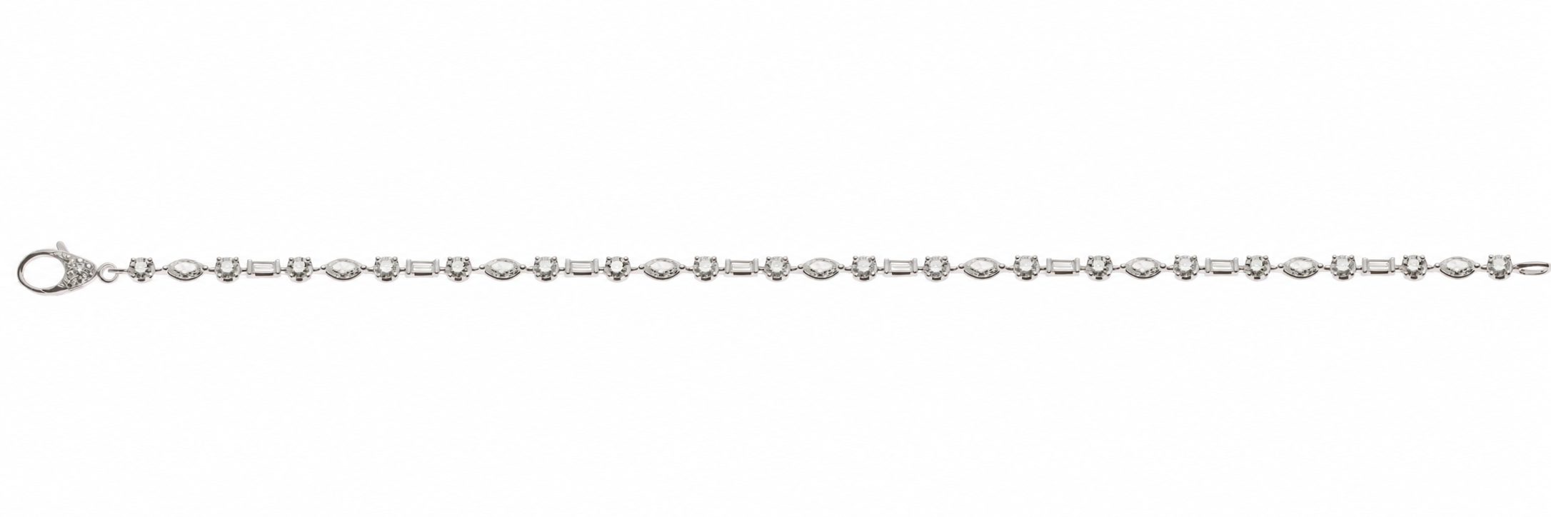 Bracelet Irregular Weissgold