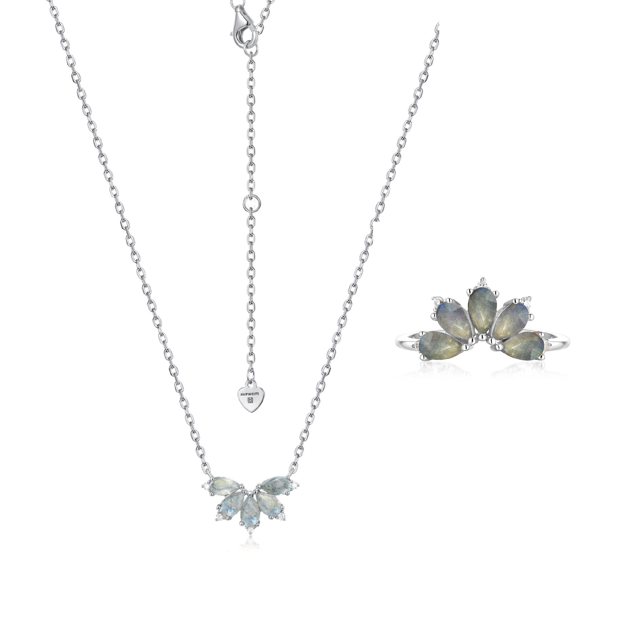 Bundle I Stack me Labradorite + Labradorit Diamond collier I adjustable I Sold out