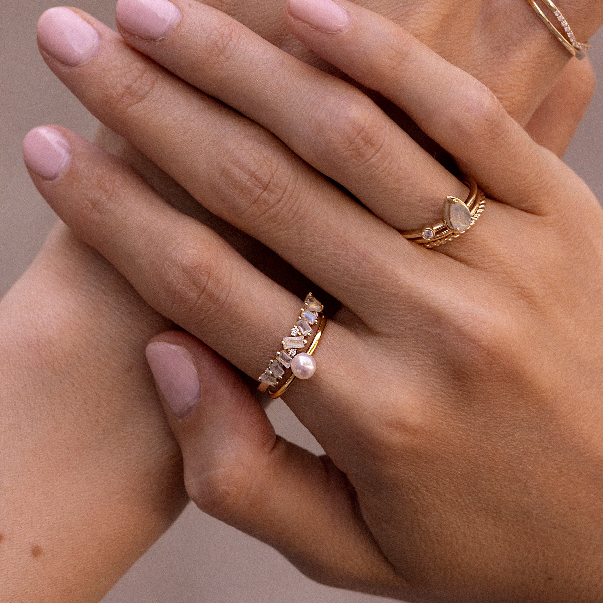 Irregular Baguette Ring