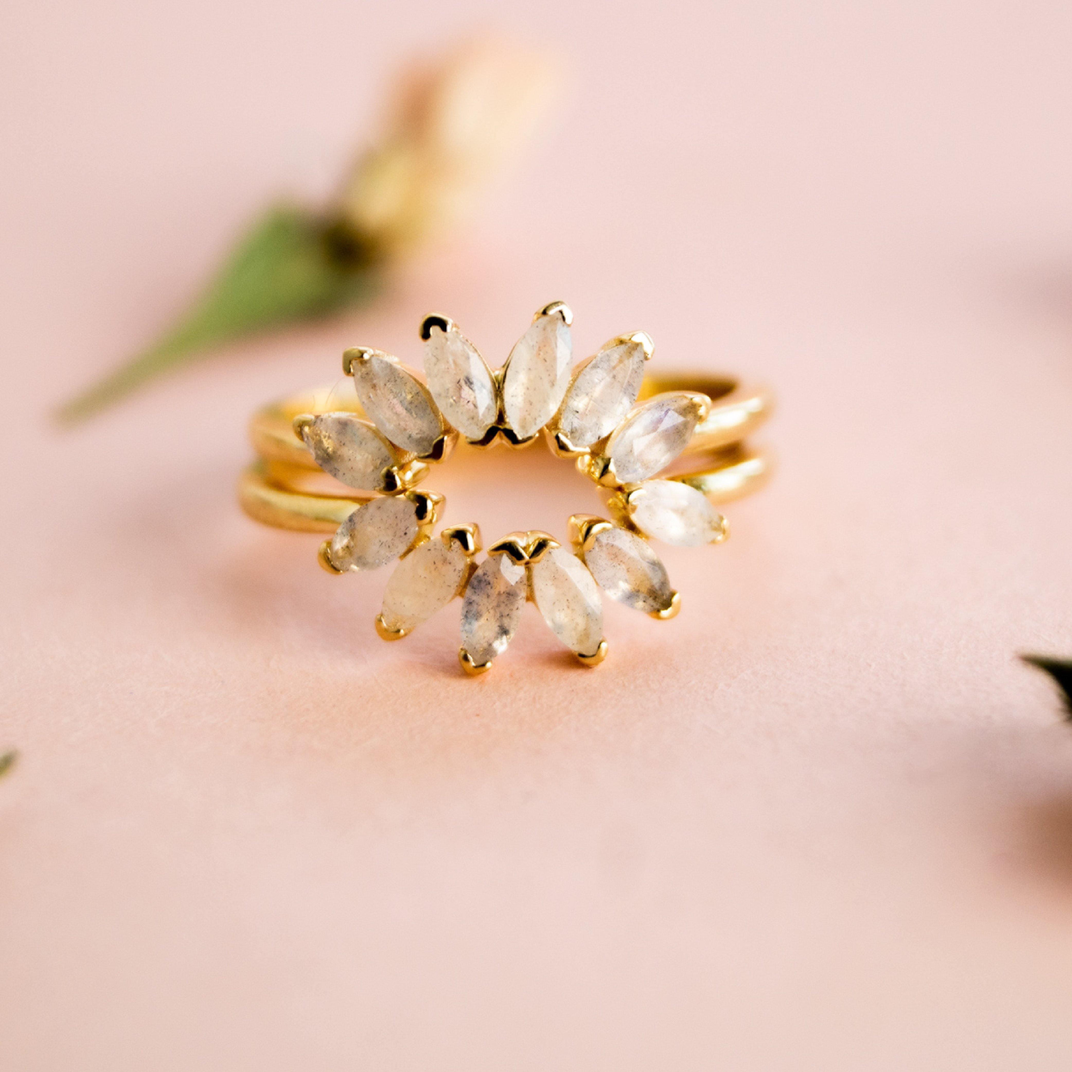 Stack me light labradorit - Solid Gold - Rufweite Switzerland