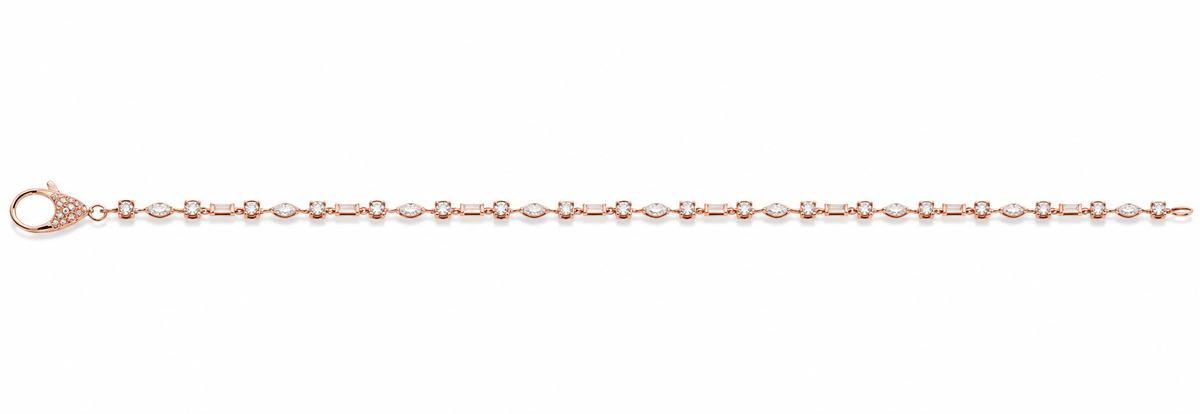 Bracelet Irregular Roségold