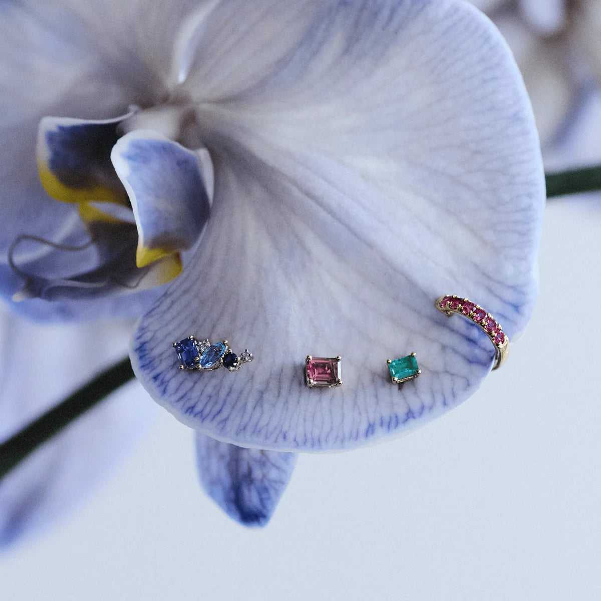 Confetti Studs - Tansanit