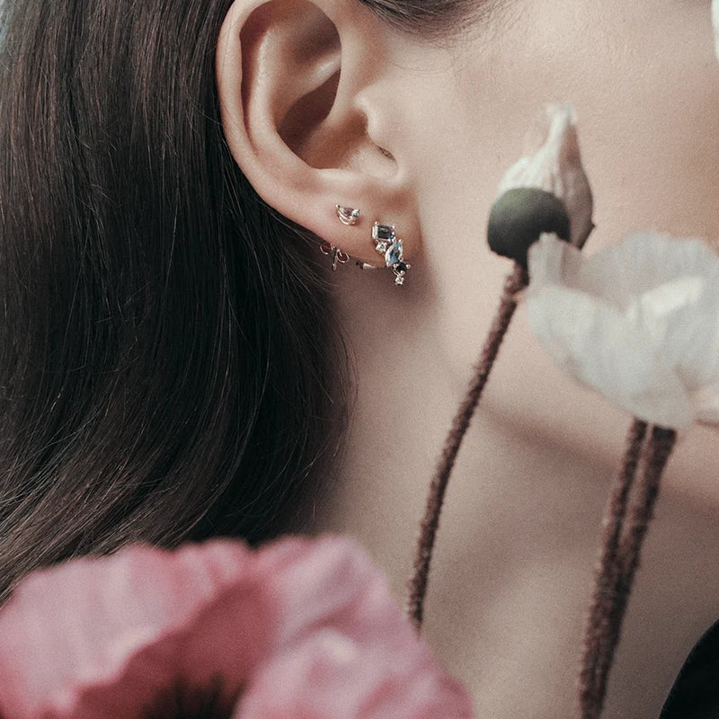 Confetti Studs - Tansanit
