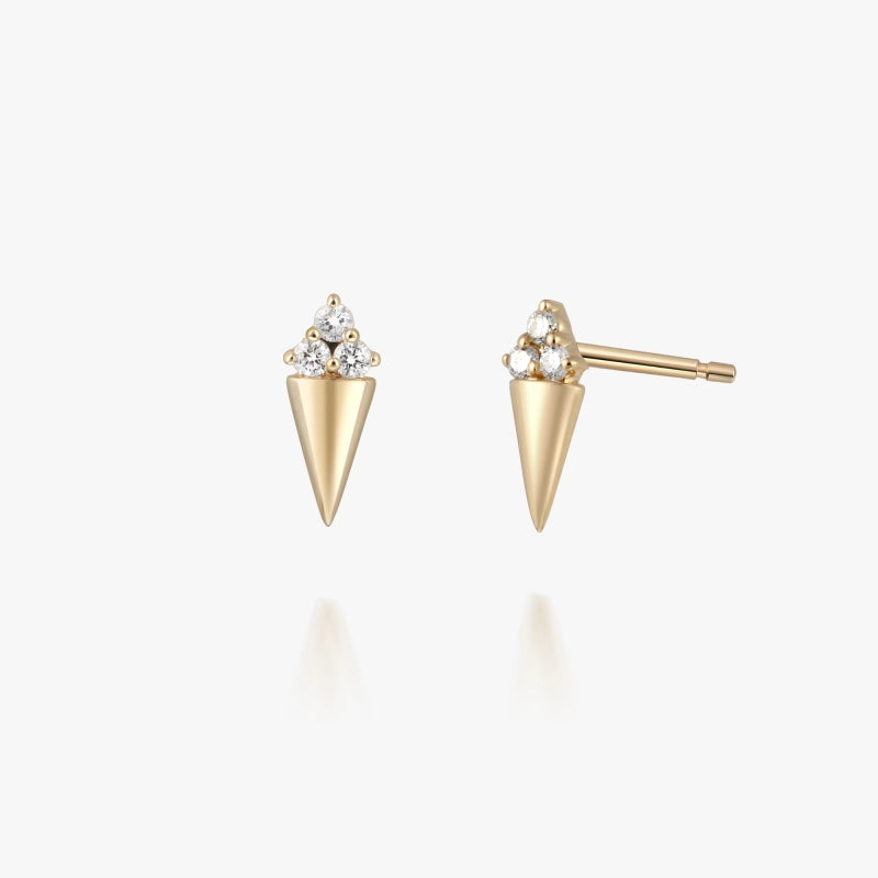 Diamond Trio Studs