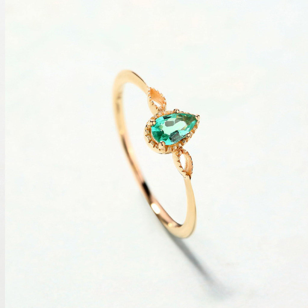 Emerald Drop Ring - Rufweite Switzerland