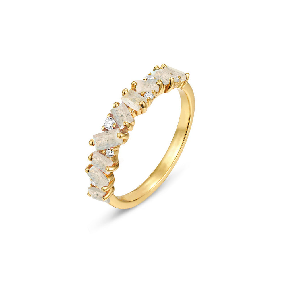 Irregular Baguette Ring