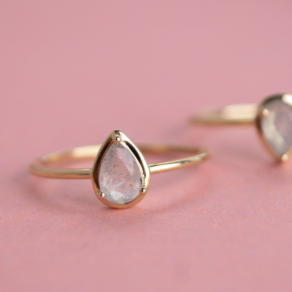 Labradorite Oval Drop