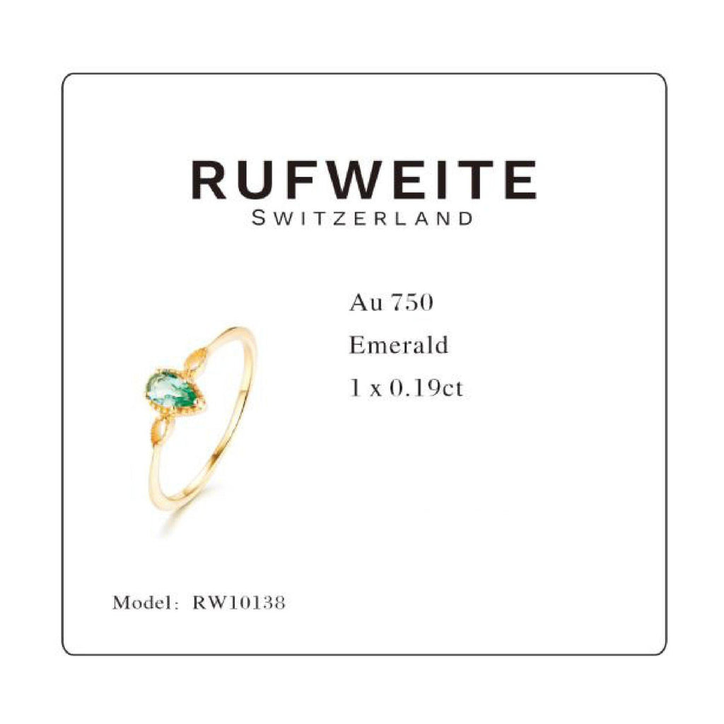 Emerald Drop Ring - Rufweite Switzerland