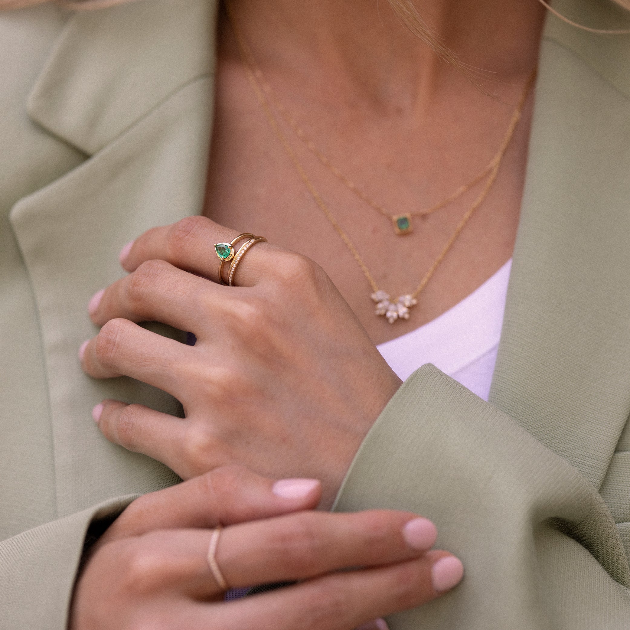 Labradorite Oval Drop