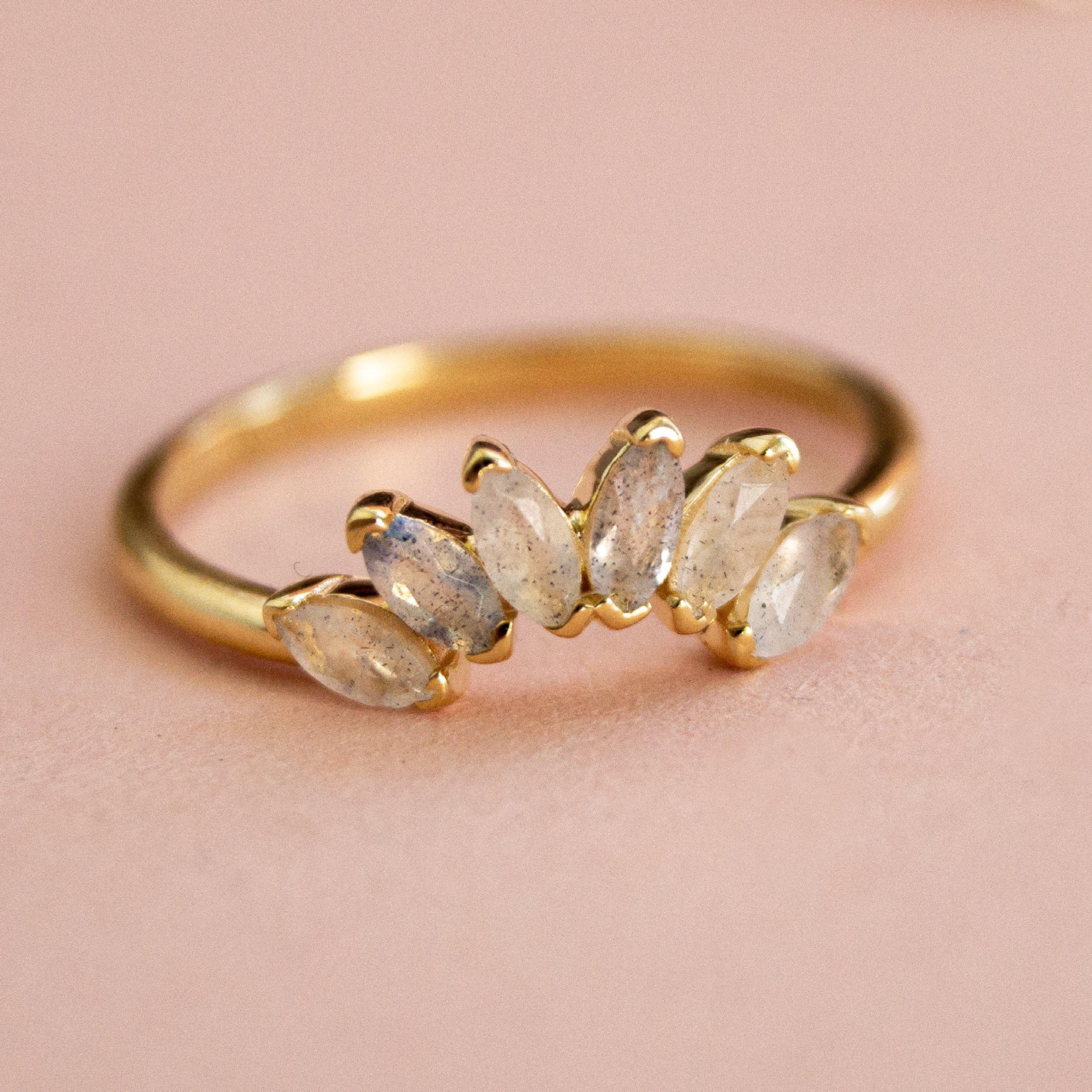 Stack me light labradorit - Solid Gold - Rufweite Switzerland