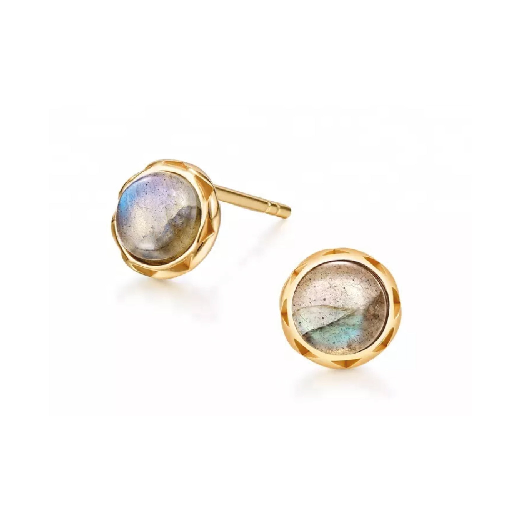 Labradorite Studs